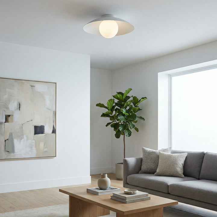 Olivia 1 Light Flush Mount by Dainolite - view 8