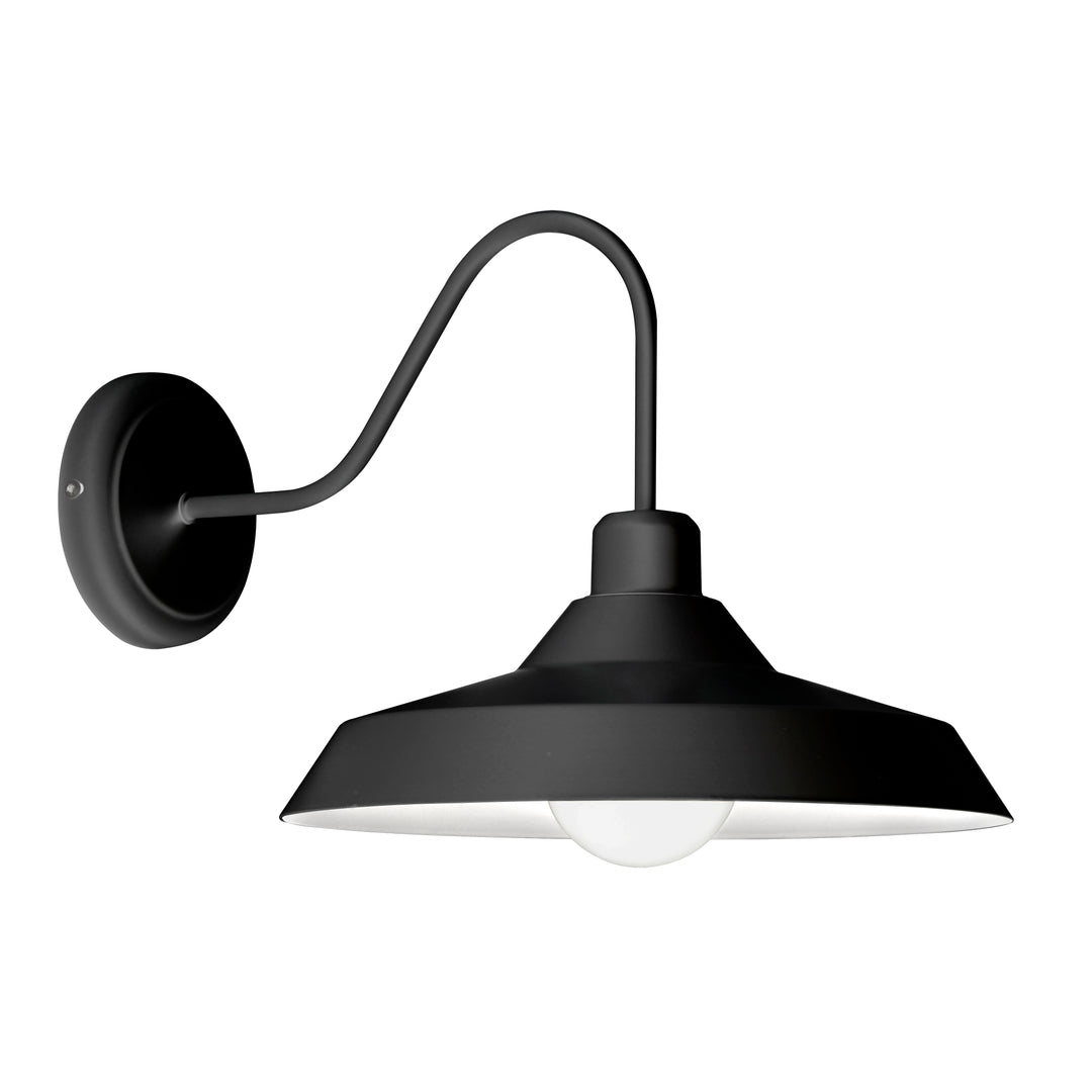 Olya 1 Light Wall Sconce in Matte Black by Dainolite