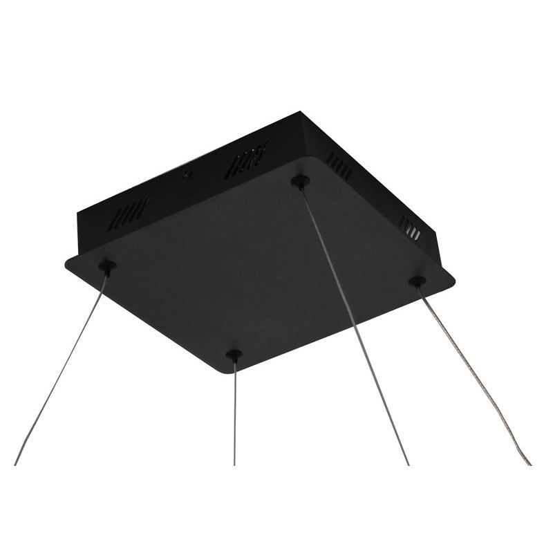 Framed LED Chandelier with Acrylic Diffuser by Bethel - view 9