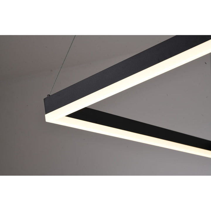 Framed LED Chandelier with Acrylic Diffuser by Bethel - view 11