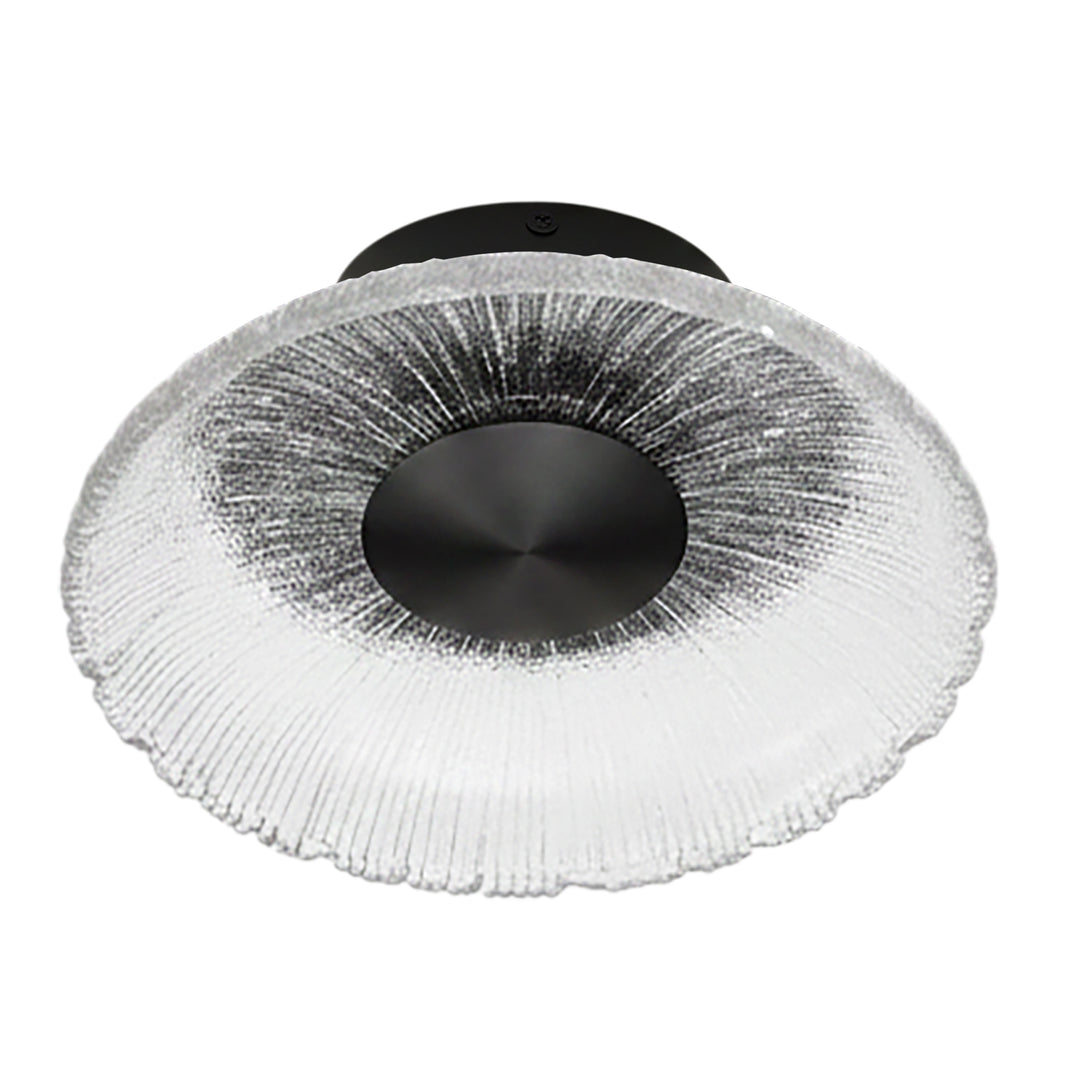 Oriana 16W 5CCT Flush Mount in Matte Black by Dainolite