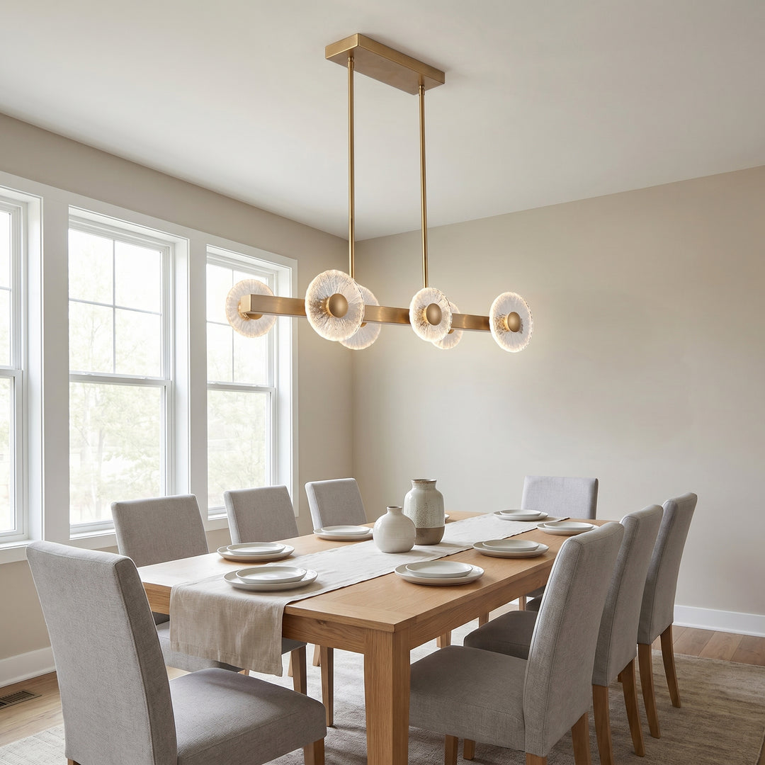 Oriana 48W 5CCT Horizontal Pendant by Dainolite - view 2