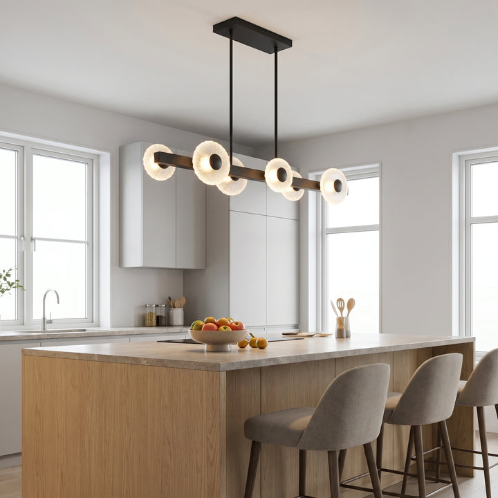 Oriana 48W 5CCT Horizontal Pendant by Dainolite - view 4