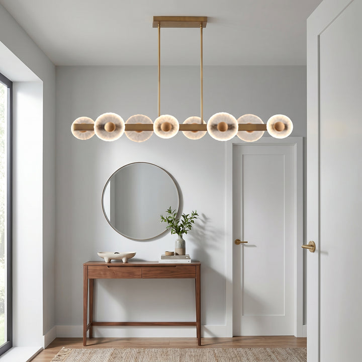 Oriana 64W 5CCT Horizontal Pendant by Dainolite - view 2