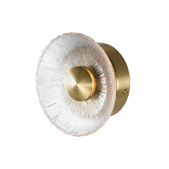 Oriana 8W 5CCT Flush Mount in Aged Brass by Dainolite