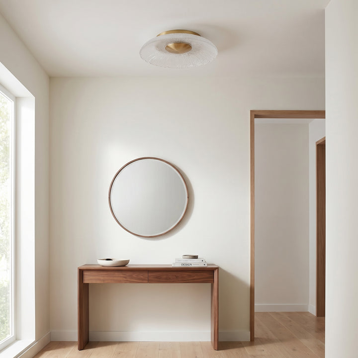 Oriana 8W 5CCT Flush Mount by Dainolite - view 2