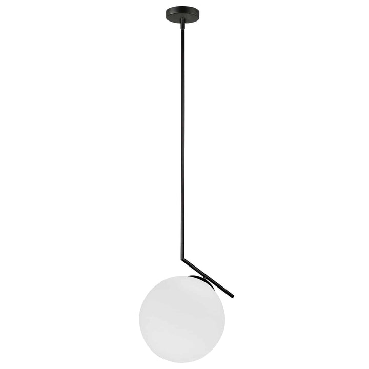 Orion 1 Light Incandescent Pendant in Black by Dainolite