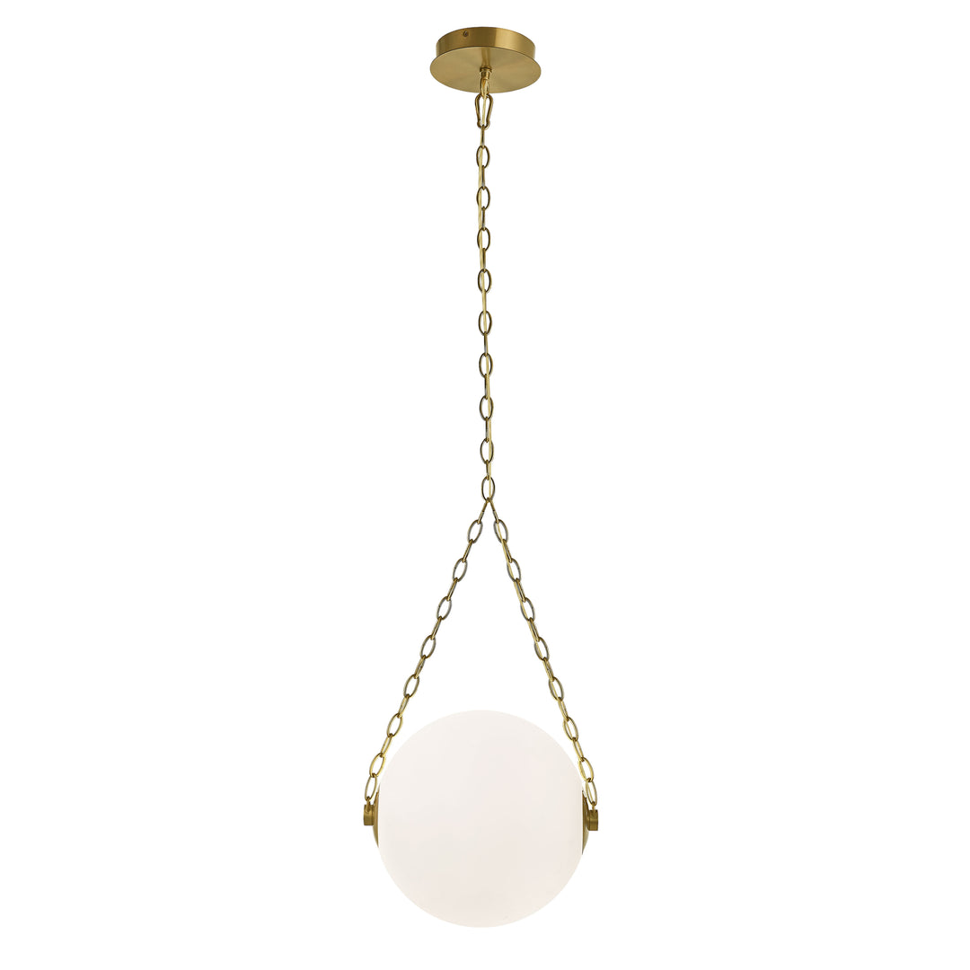 Osana 15W Pendant in Aged Brass by Dainolite