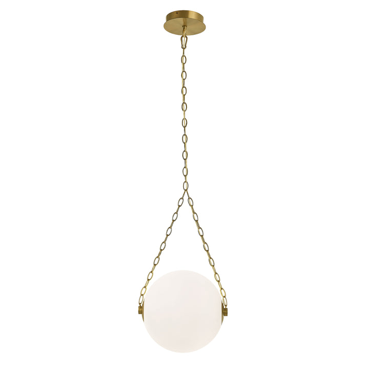 Osana 15W Pendant in Aged Brass by Dainolite