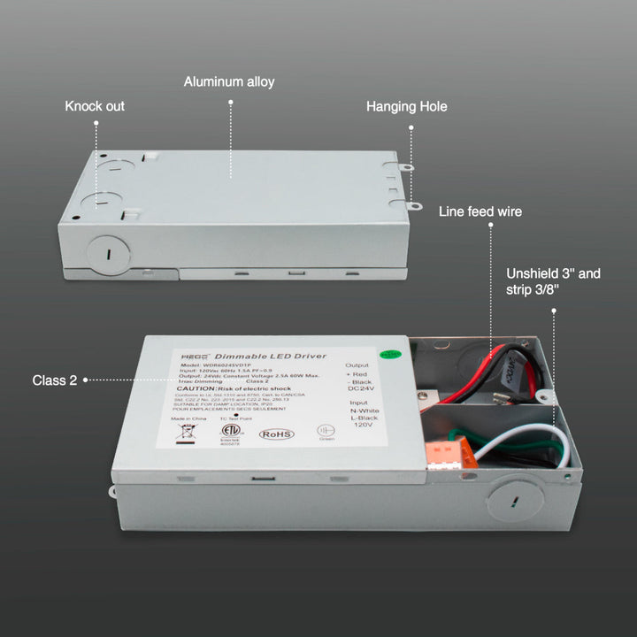 Dimmable LED Driver in Junction Box - OT Series