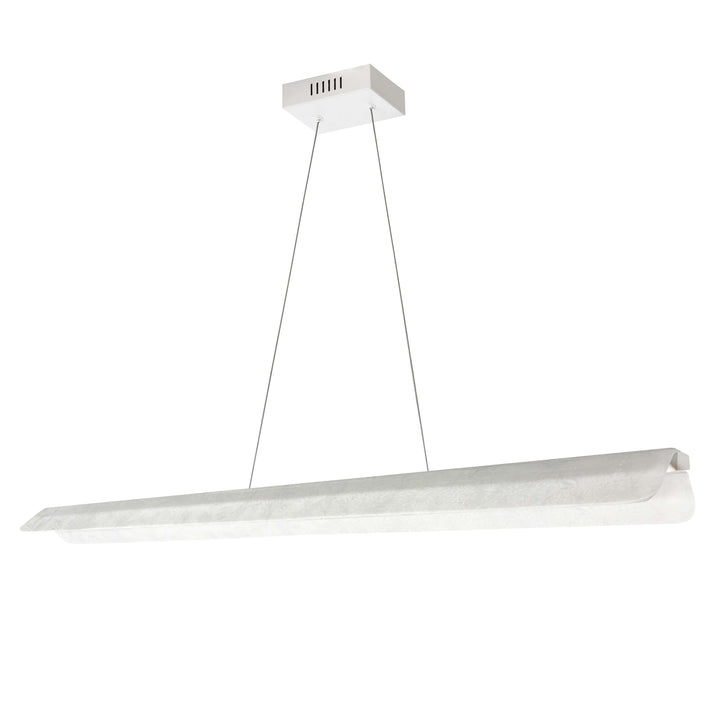 Ozanna 30W Horizontal Pendant in Matte White by Dainolite