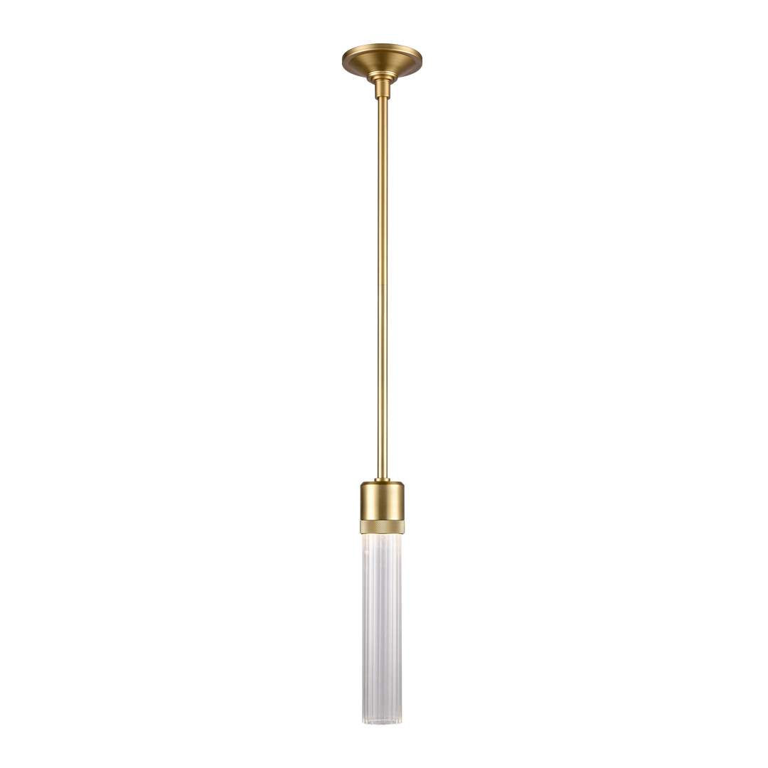 Zigrina Diamond Knurled LED Glass Pendant by Zeev - view 11