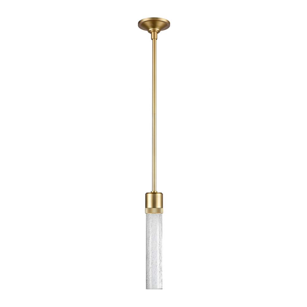 Zigrina Diamond Knurled LED Glass Pendant by Zeev - view 2
