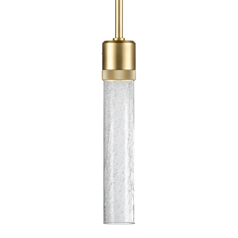 Zigrina Diamond Knurled LED Glass Pendant
