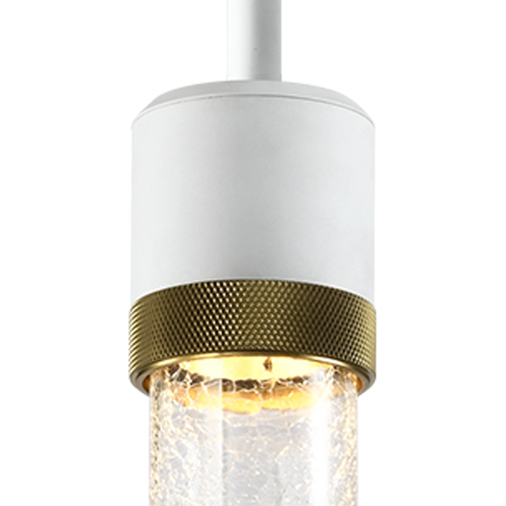 Zigrina Diamond Knurled LED Glass Pendant by Zeev - view 26