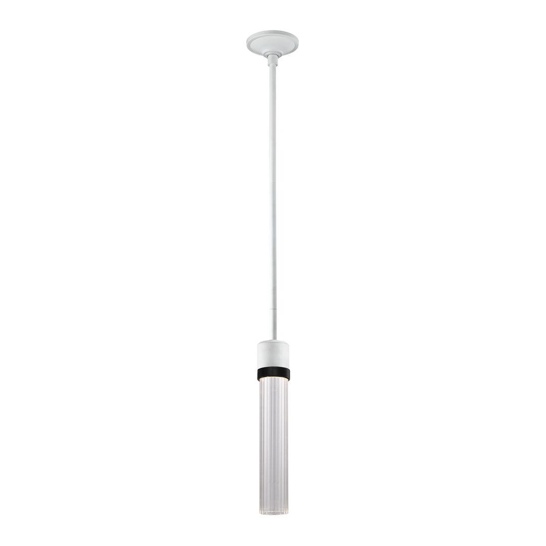 Zigrina Diamond Knurled LED Glass Pendant by Zeev - view 70