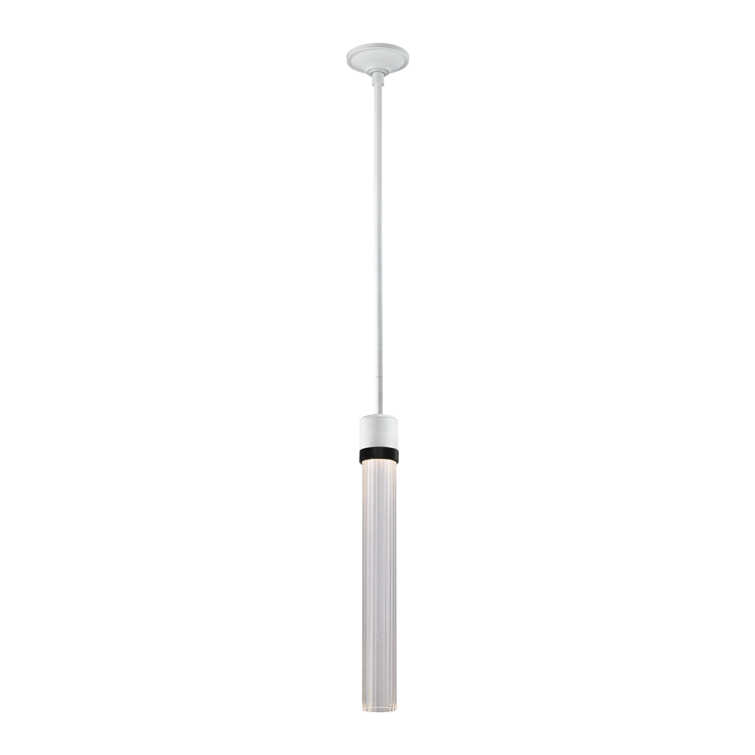 Zigrina Diamond Knurled LED Glass Pendant by Zeev - view 76