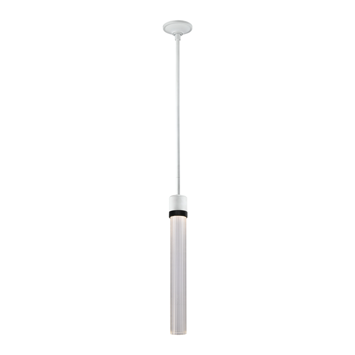 Zigrina Diamond Knurled LED Glass Pendant by Zeev - view 76