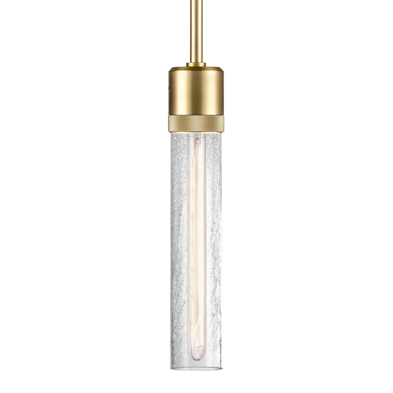 Zigrina Diamond Knurled Glass Pendant