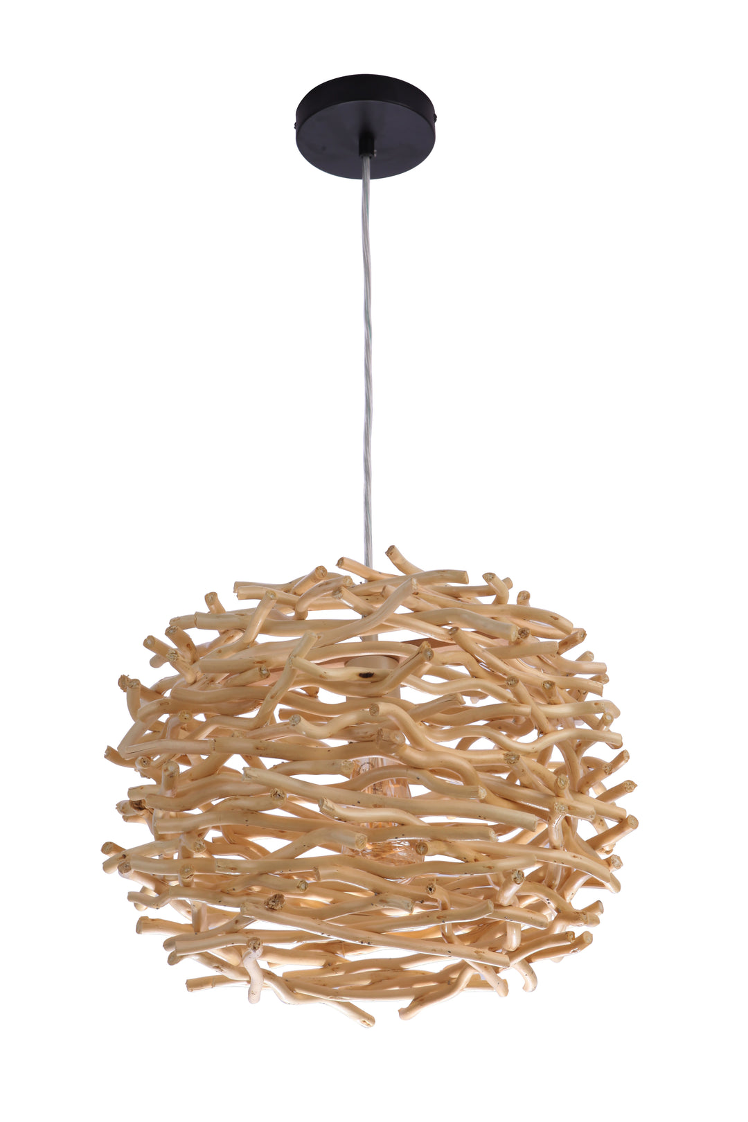 P2001 Pendant with Wood Shade by Craftmade - view 2