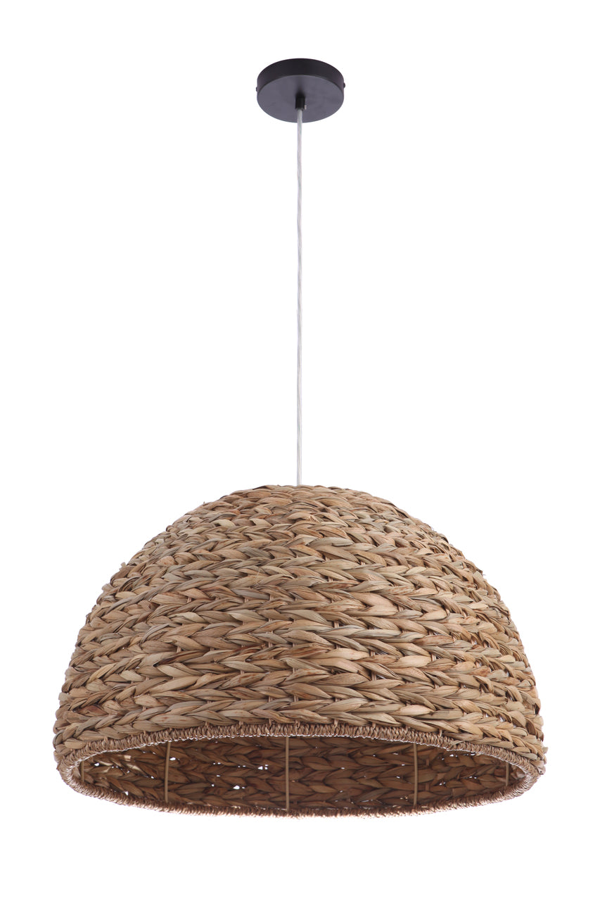 P2005 Pendant with Woven Grass Dome Shade by Craftmade - view 2