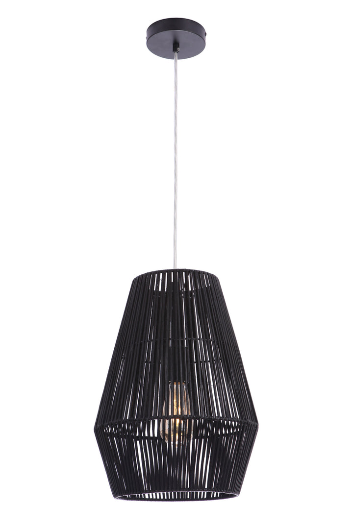 P2009 Pendant with Woven Rattan Orb Shade by Craftmade