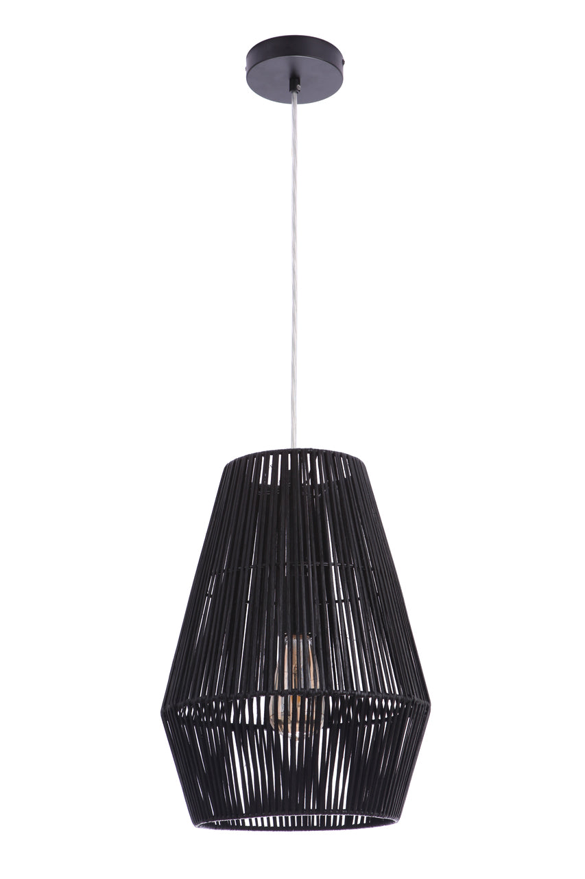 P2009 Pendant with Woven Rattan Orb Shade by Craftmade - view 2