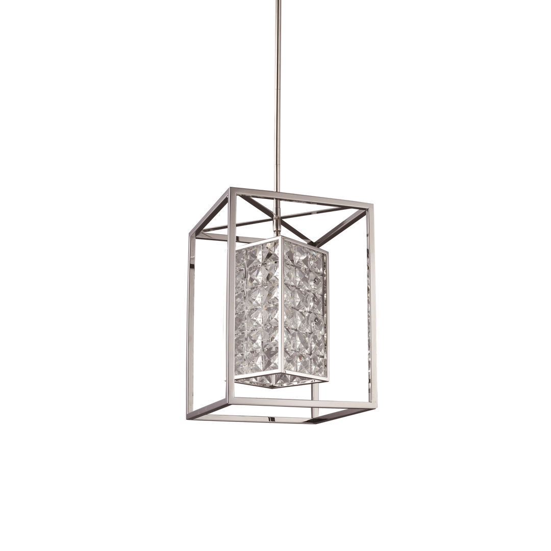 Struttura Geometric Crystal Pendant, 10", by Zeev