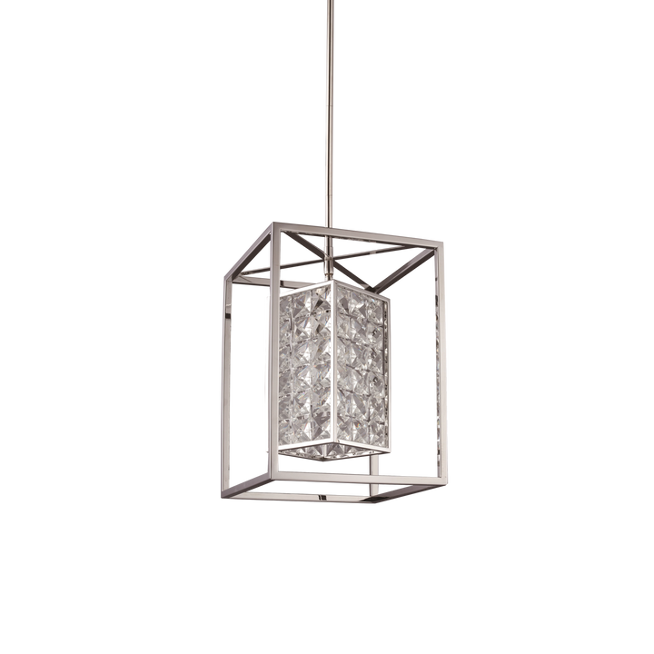 Struttura Geometric Crystal Pendant, 10", by Zeev
