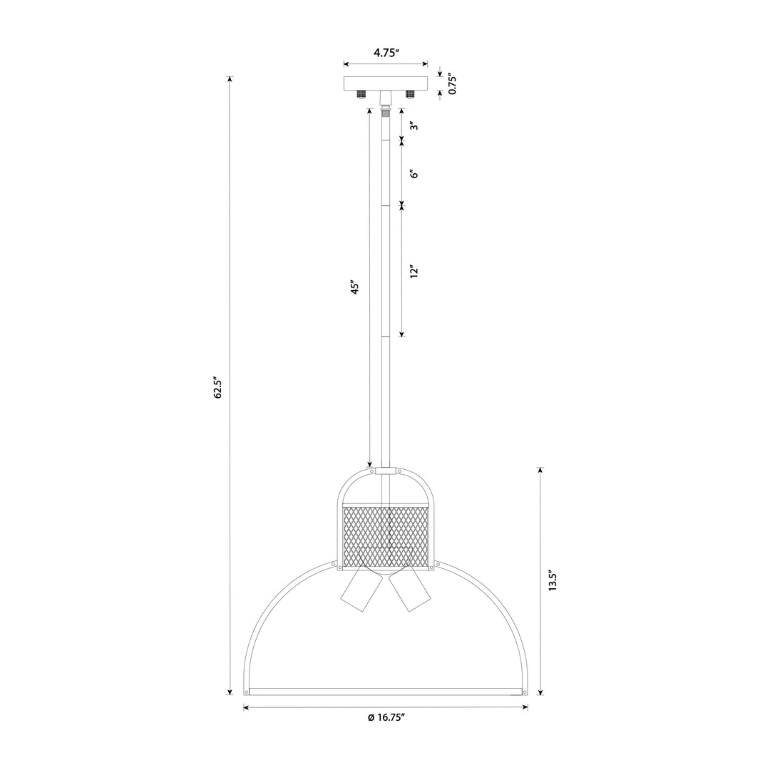 Canton Industrial Pendant by Zeev - view 7