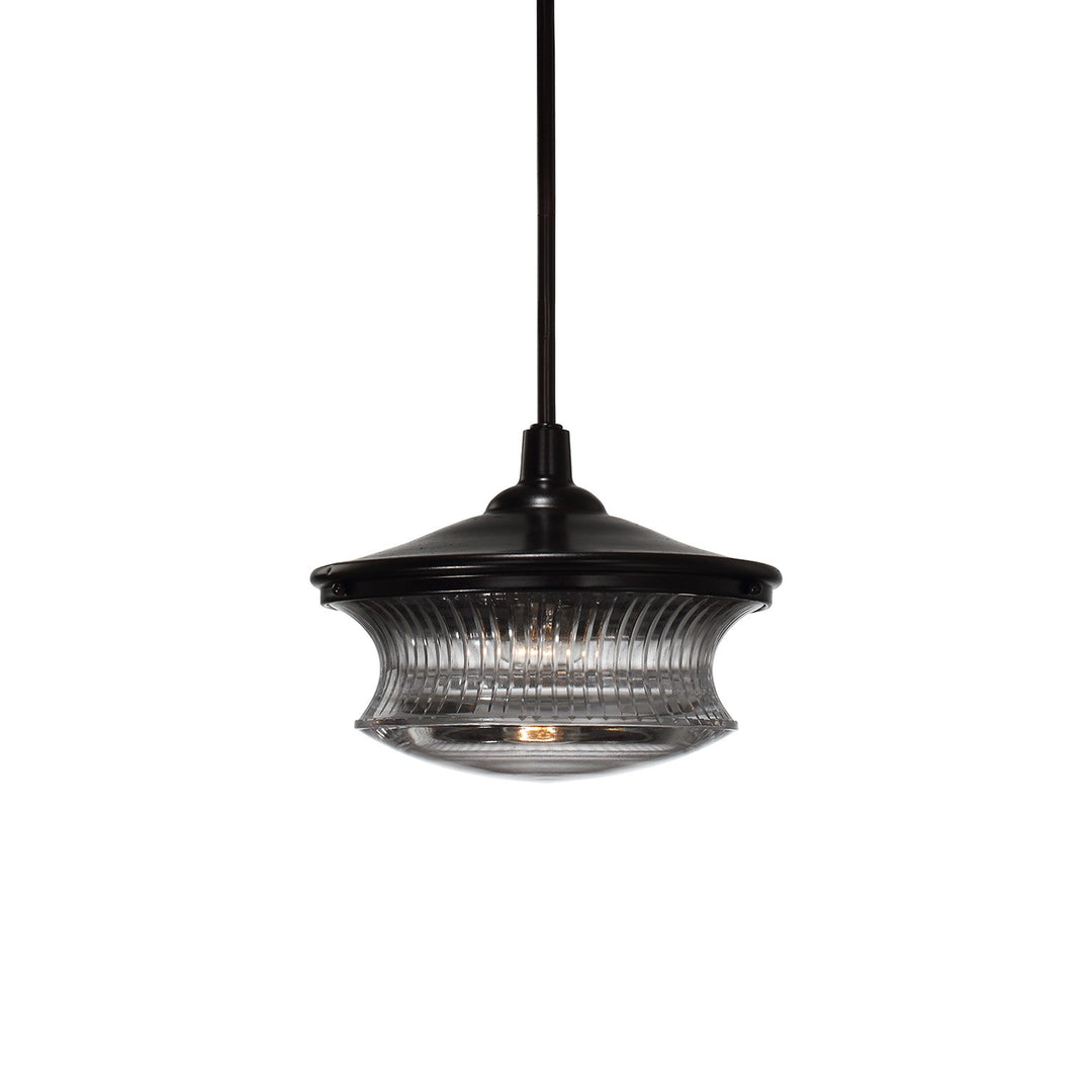 Magister Glass Pendant in Dark Bronze by Zeev