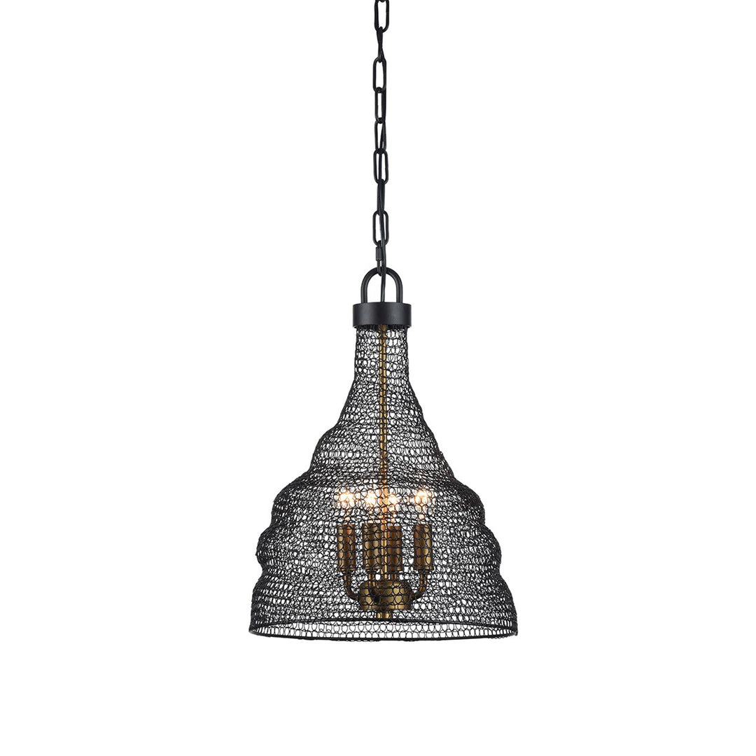 Urban Metal Shade Pendant, 4-Light, by Zeev