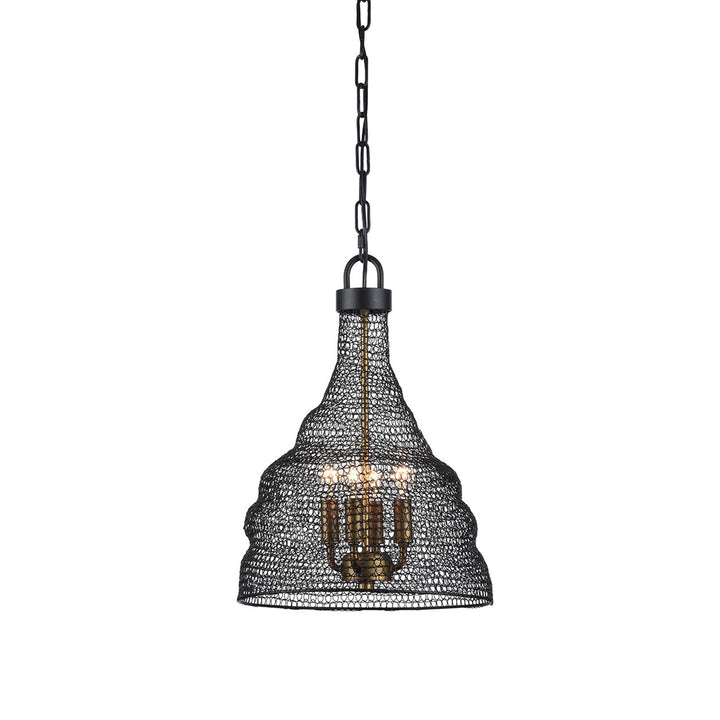 Urban Metal Shade Pendant, 4-Light, by Zeev