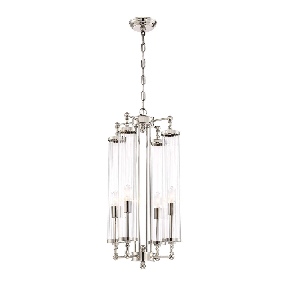 Regis Vertical Glass Pendant by Zeev - view 2