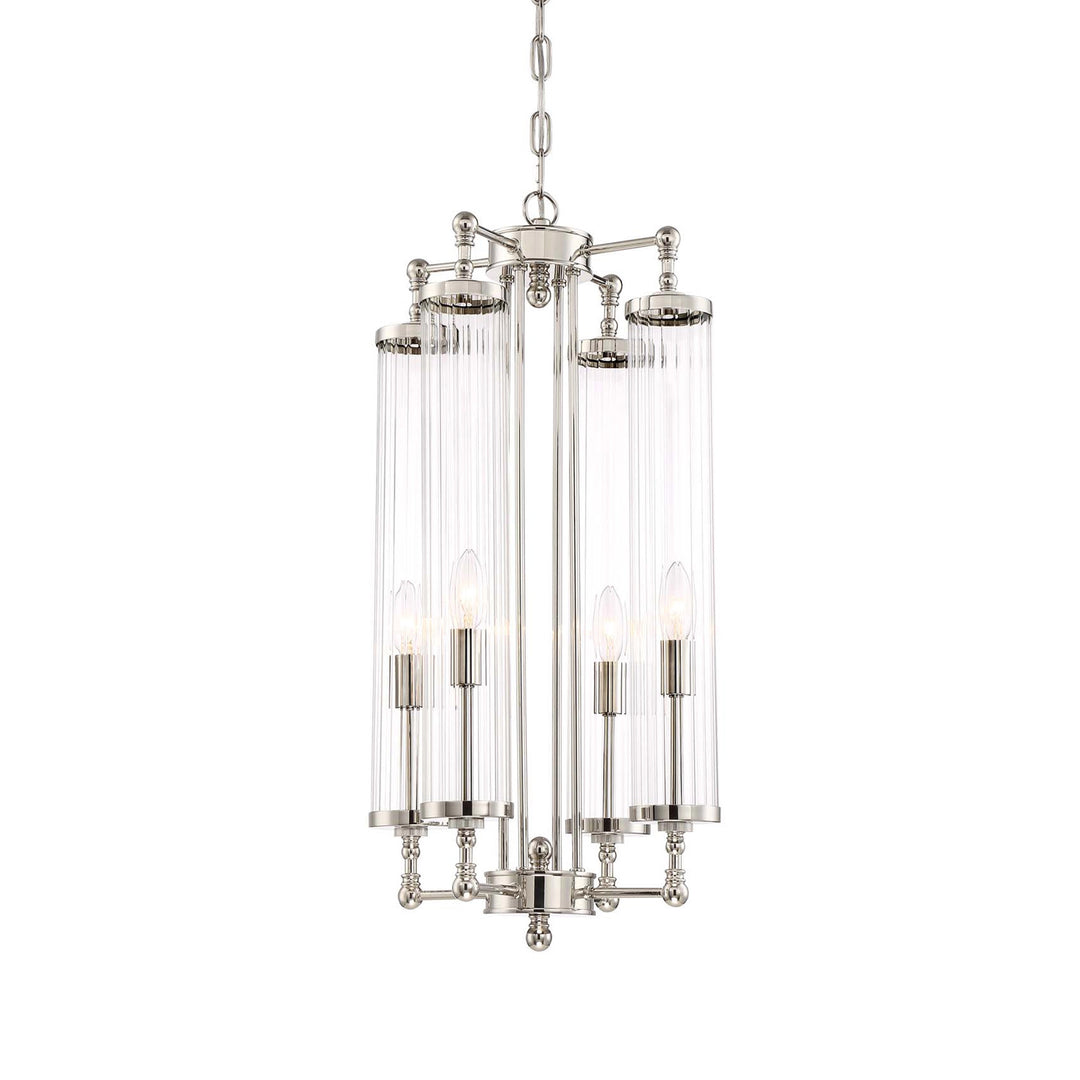 Regis Vertical Glass Pendant by Zeev