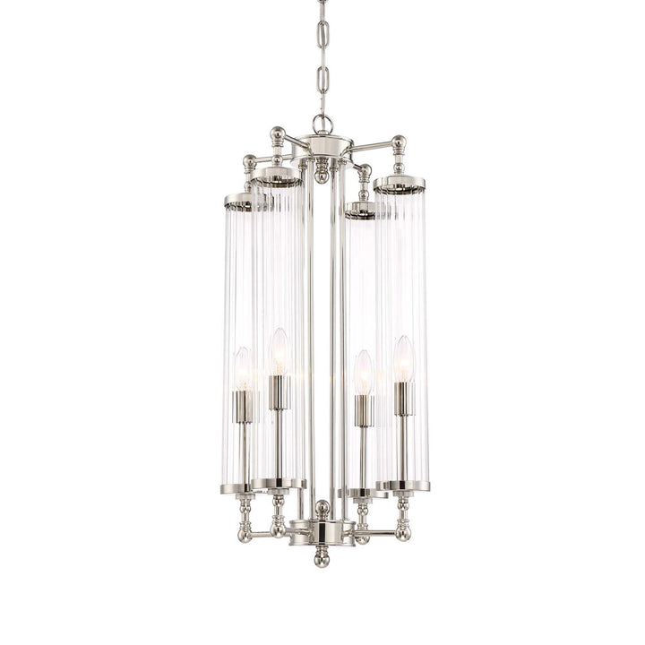 Regis Vertical Glass Pendant by Zeev