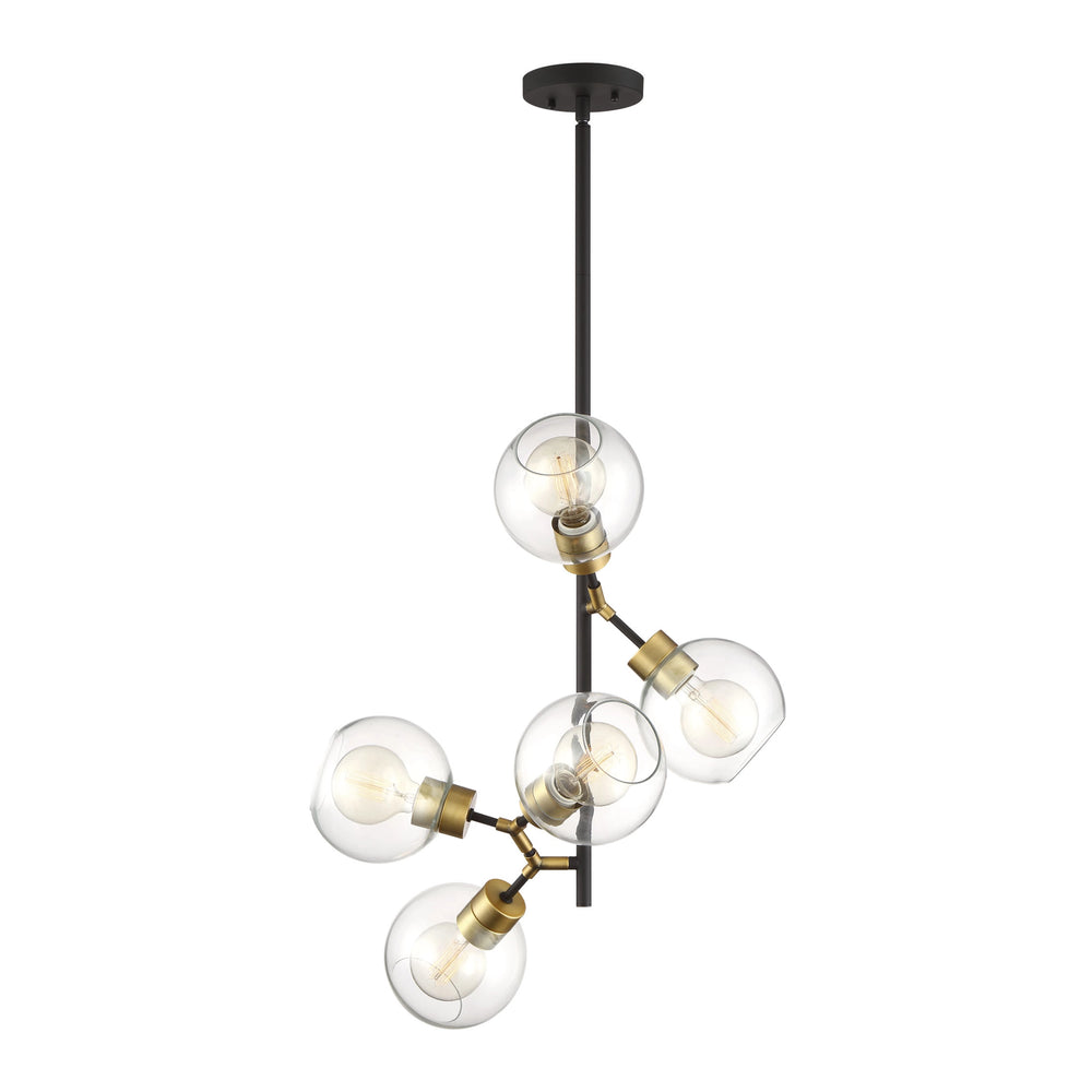Pierre Geometric Vertical Pendant by Zeev - view 2