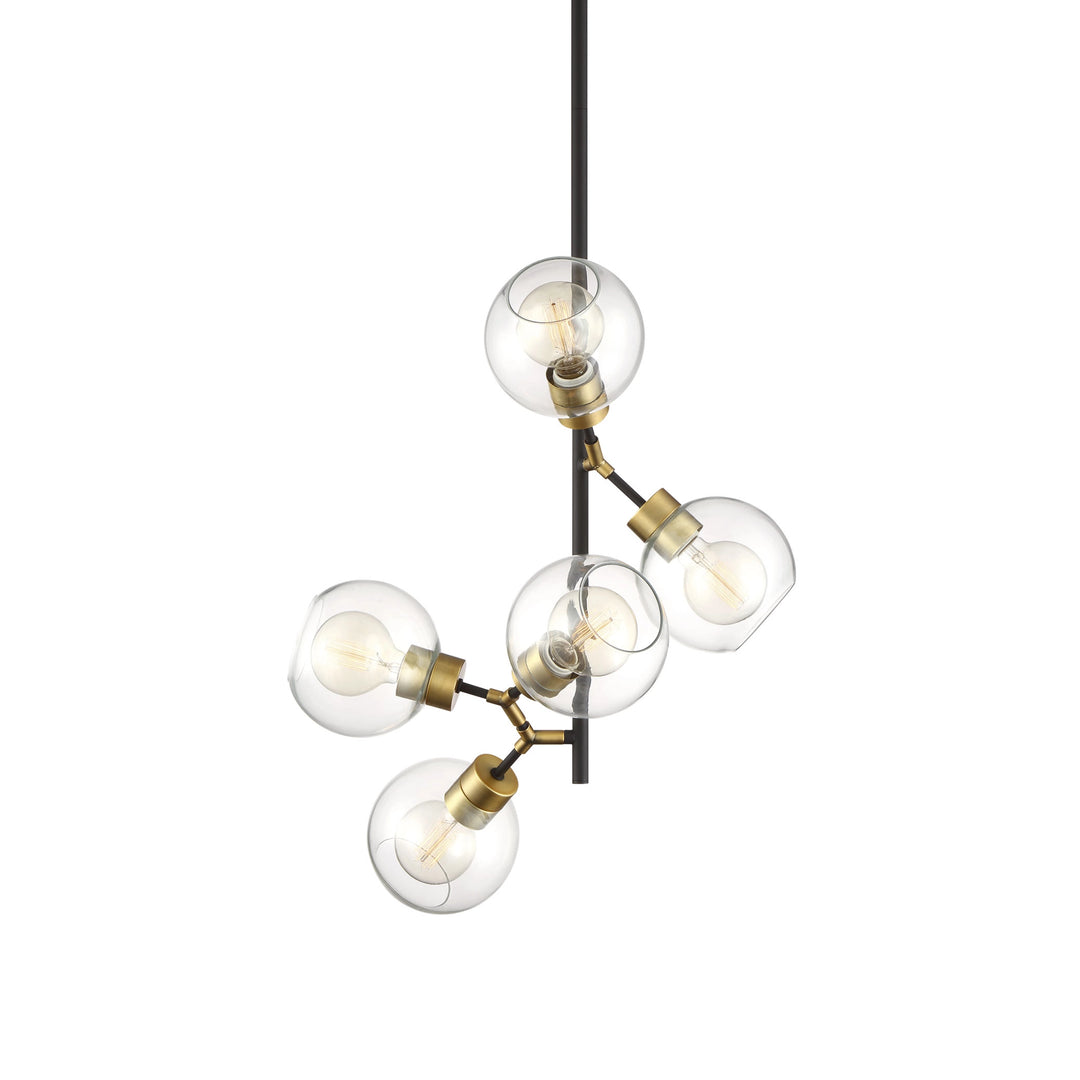 Pierre Geometric Vertical Pendant by Zeev