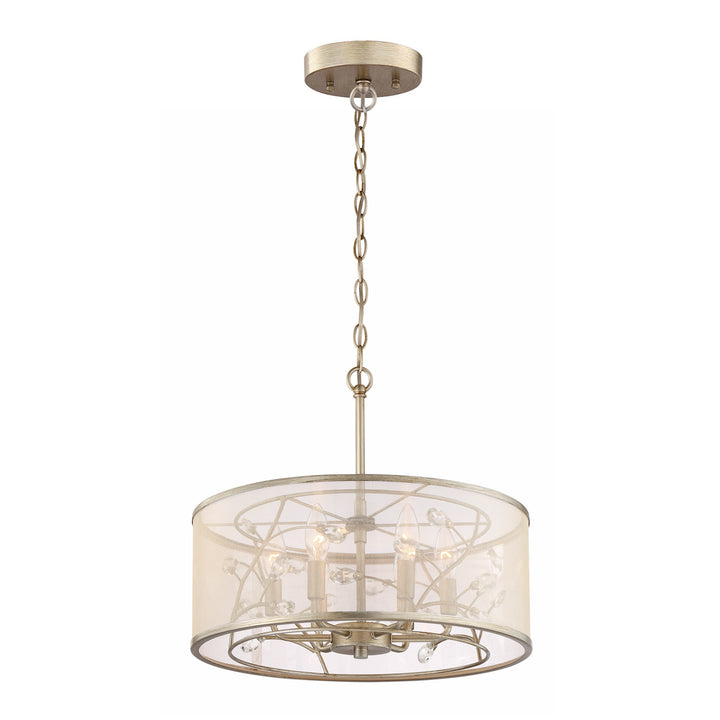 Vine Organic Drum Crystal Mini-Pendant by Zeev - view 3