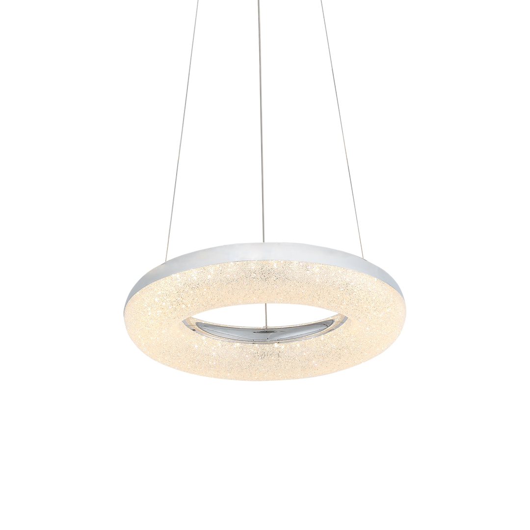 Orbit Crystal Ring Pendant, 16", by Zeev