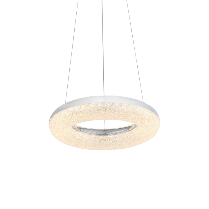 Orbit Crystal Ring Pendant, 16", by Zeev