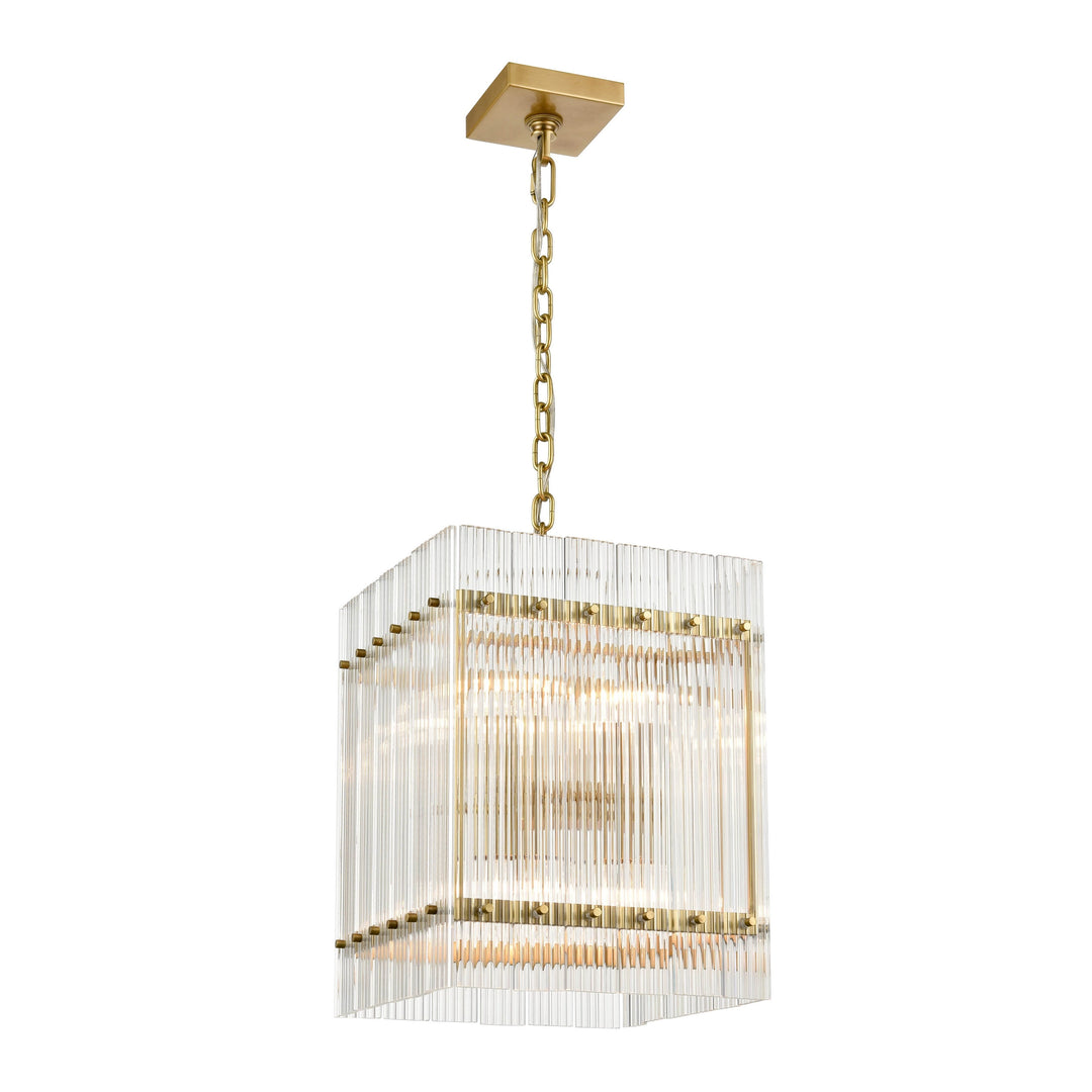 Allure Square Glass Pendant by Zeev - view 2