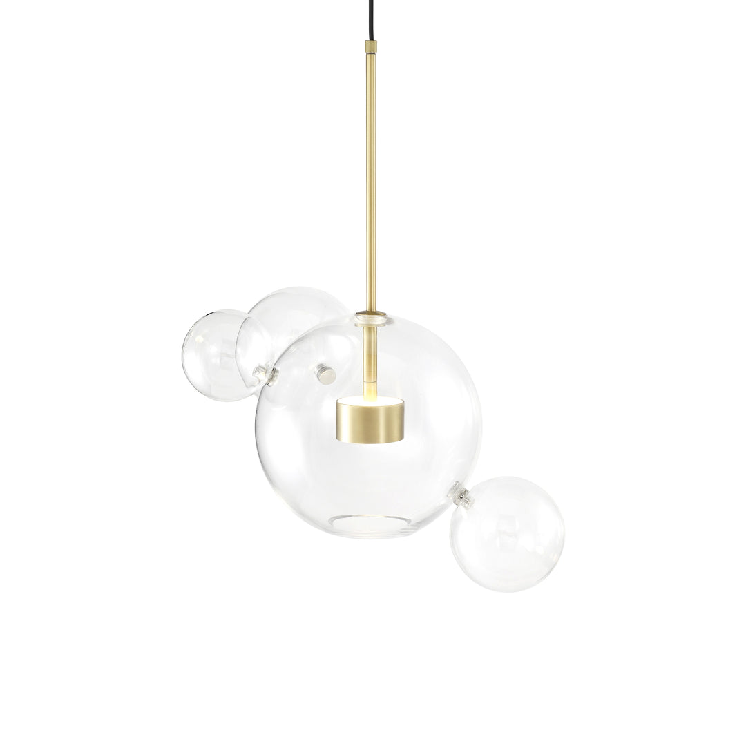 Sattelite Glass Globe Pendant by Zeev