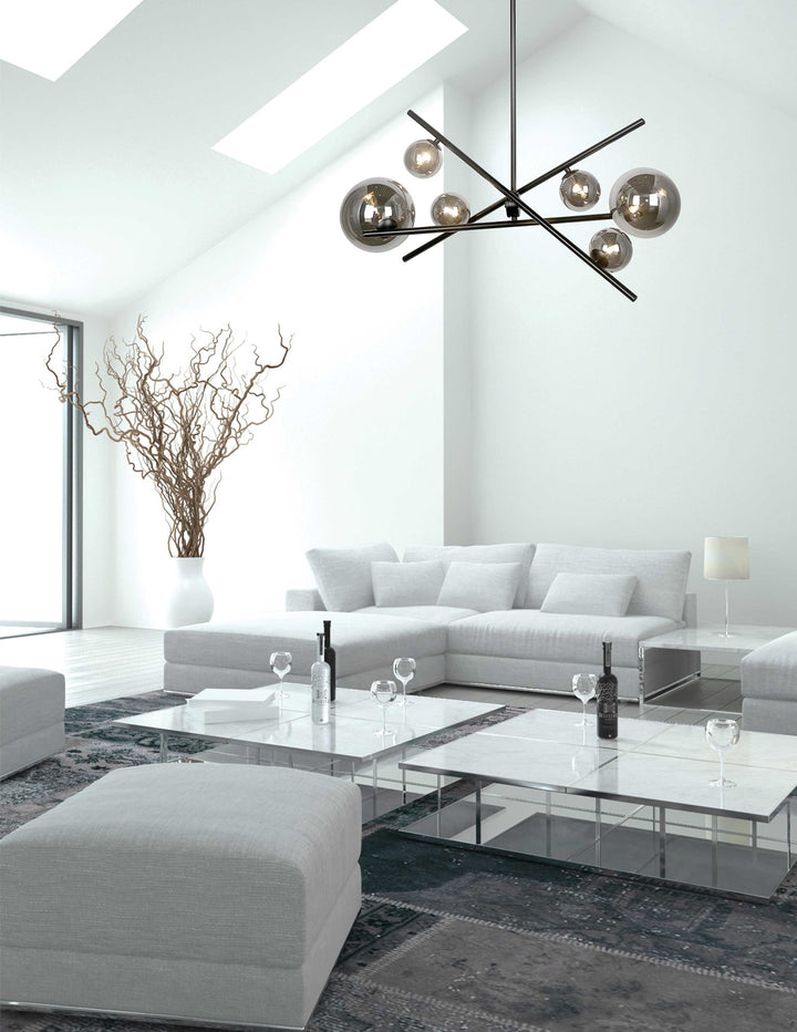 Pamela 6 Light Horizontal Pendant by Dainolite - view 3