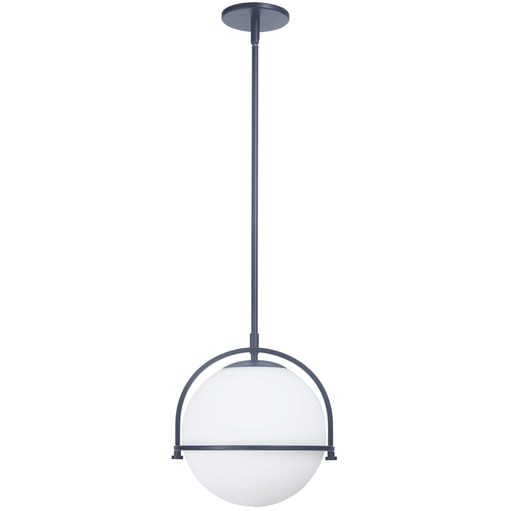 Paola 1 Light Pendant in Matte Black by Dainolite