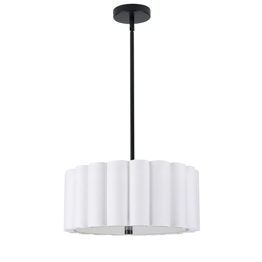 Pacifica 3 Light Pendant in Matte Black by Dainolite