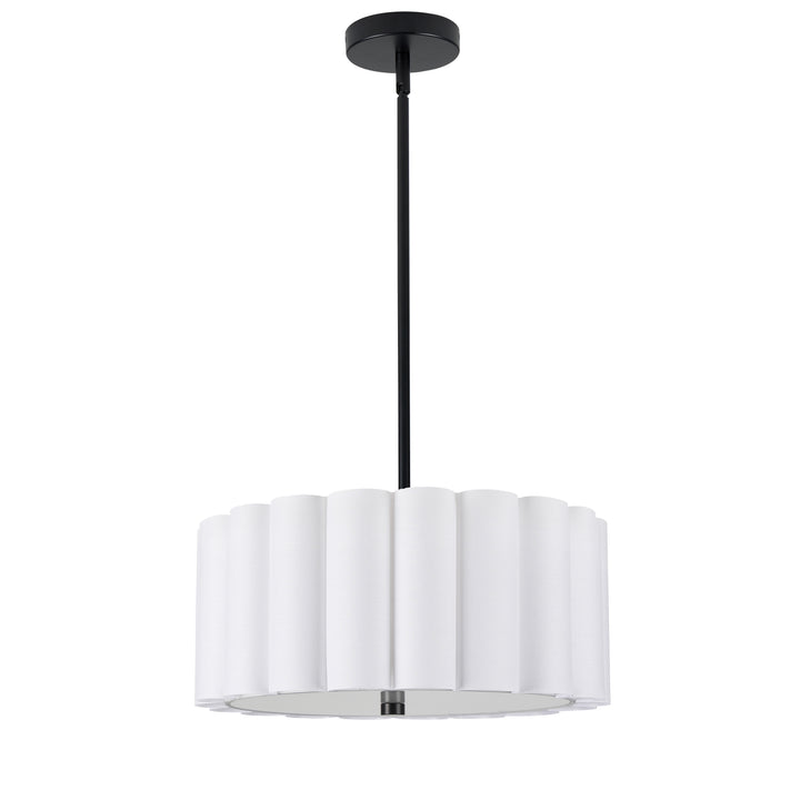 Pacifica 3 Light Pendant in Matte Black by Dainolite