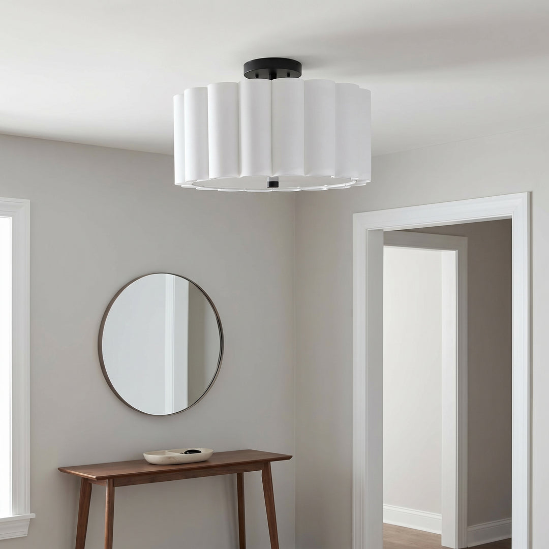Pacifica 3 Light Flush Mount by Dainolite - view 8