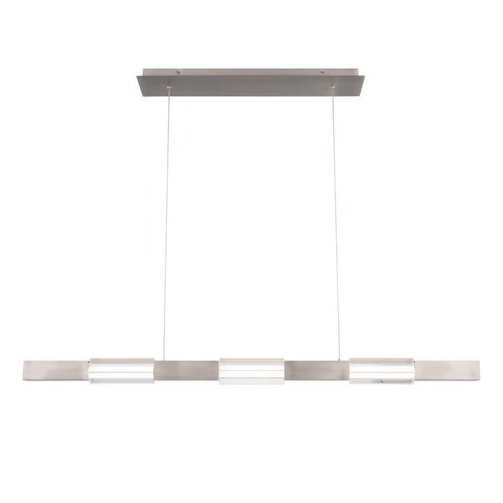 Super Star Linear Pendant 4CCT in Brushed Nickel by WAC Lighting