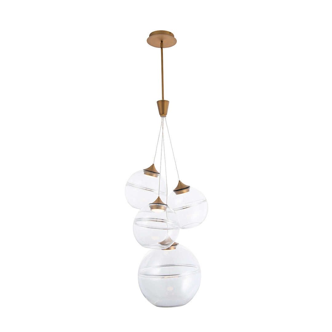 Bistro Pendant 3000K, PD-20004 - 46" - 4 Lights, by WAC Lighting